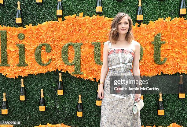 Model Rose Byrne attends the Ninth Annual Veuve Clicquot Polo Classic at Liberty State Park on June 4, 2016 in Jersey City, New Jersey.