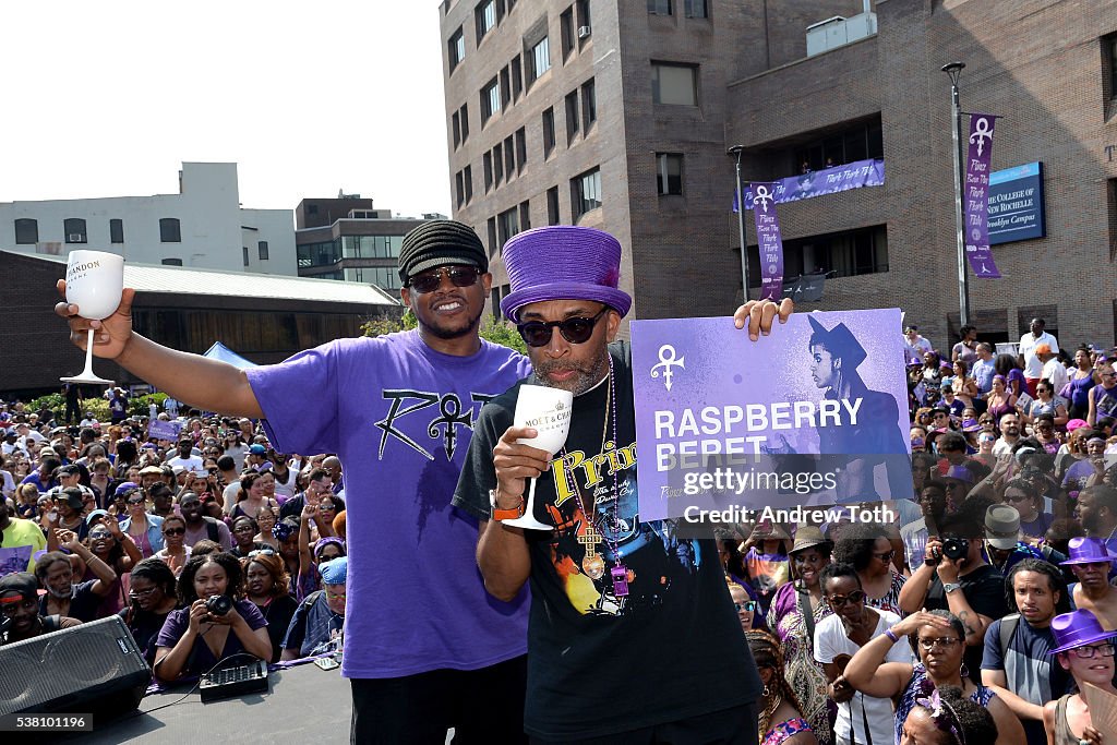 Spike Lee Throws Prince A Birthday Celebration With Moet & Chandon