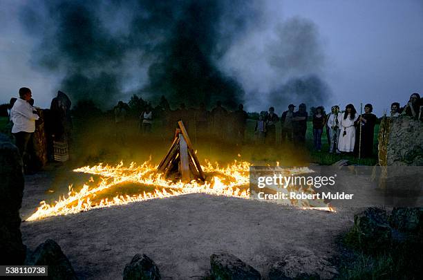 pagan ceremony - paganism stock pictures, royalty-free photos & images