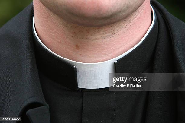 priest's collar - priest collar stock pictures, royalty-free photos & images