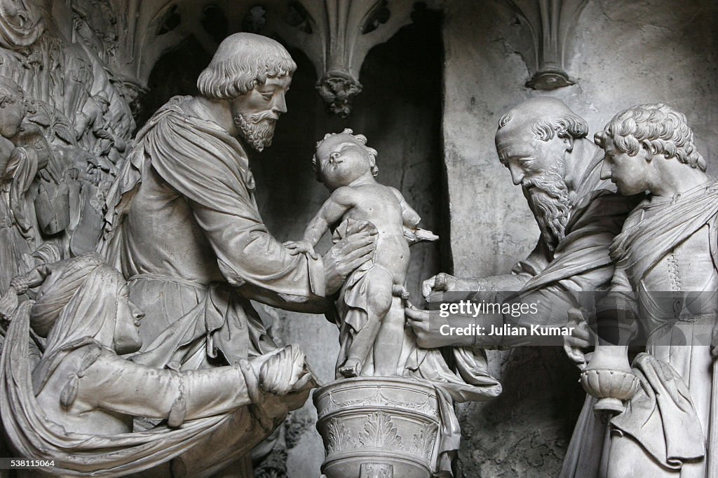 Detail of Sculpture in Chartres Cathedral