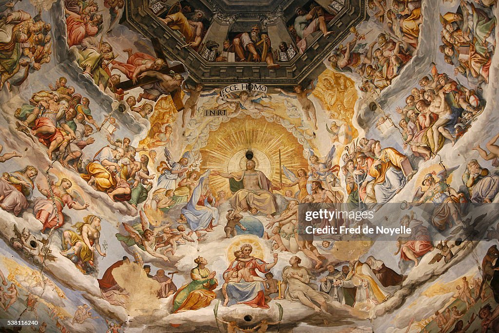 Last Judgment Fresco Cycle by Frederico Zuccaro and Giorgio Vasari