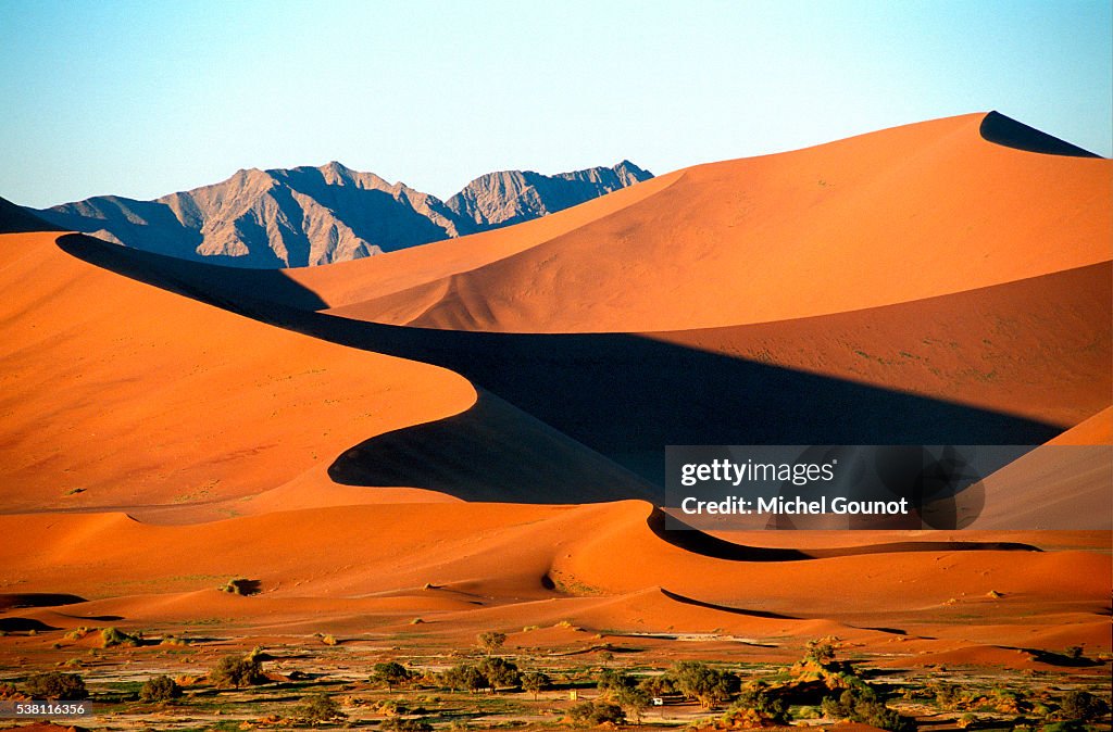 Sossusvlei Dunes in the Namib Desert