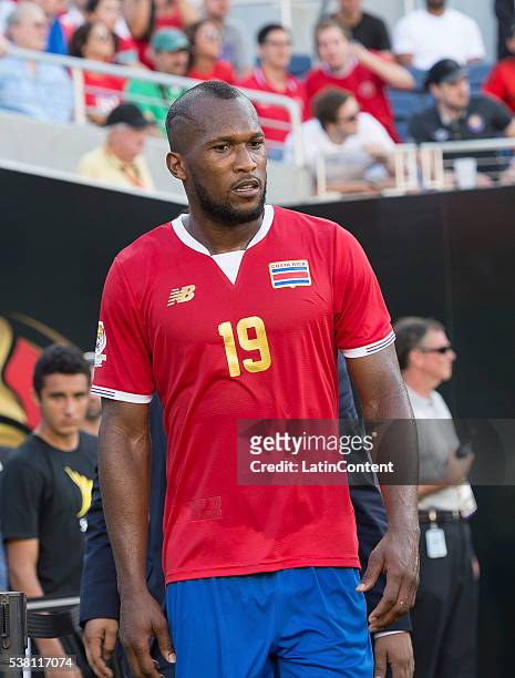 Kendall Waston of Costa Rica after being sent off during a match against Paraguay at Camping World Stadium as part of Copa America Centenario US 2016...