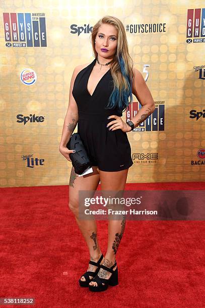 Fighter Anastasia Yankova attends Spike TV's 10th Annual Guys Choice Awards at Sony Pictures Studios on June 4, 2016 in Culver City, California.