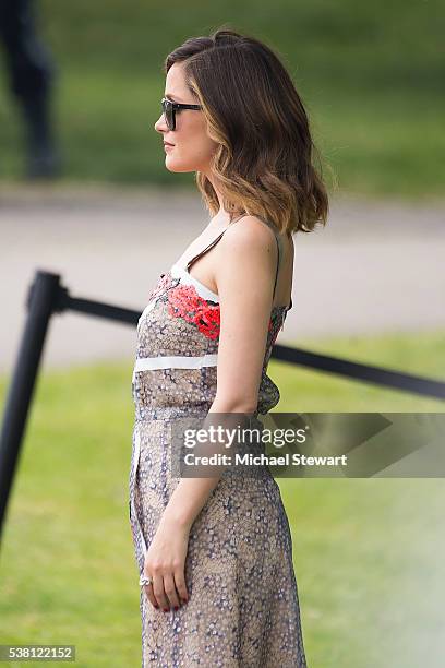 Actress Rose Byrne attends the 2016 Veuve Clicquot Polo Classic at Liberty State Park on June 4, 2016 in Jersey City, New Jersey.