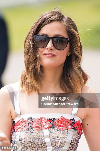 Actress Rose Byrne attends the 2016 Veuve Clicquot Polo Classic at Liberty State Park on June 4, 2016 in Jersey City, New Jersey.