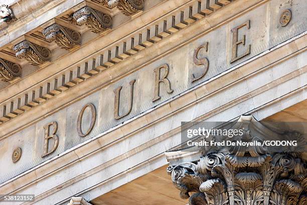 paris stock exchange - bourse stock pictures, royalty-free photos & images