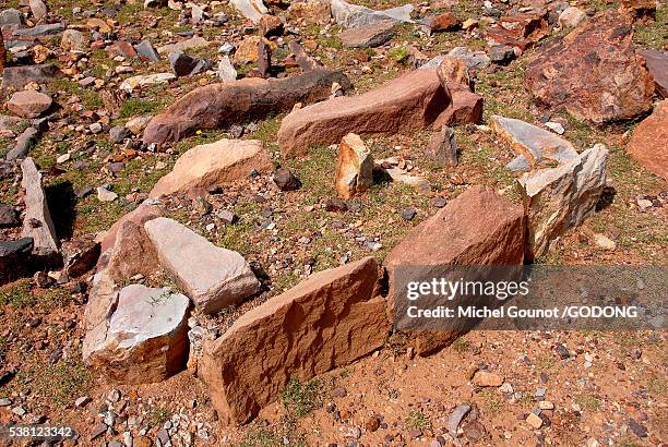 Old Muslim Graveyard In Yemen High-Res Stock Photo