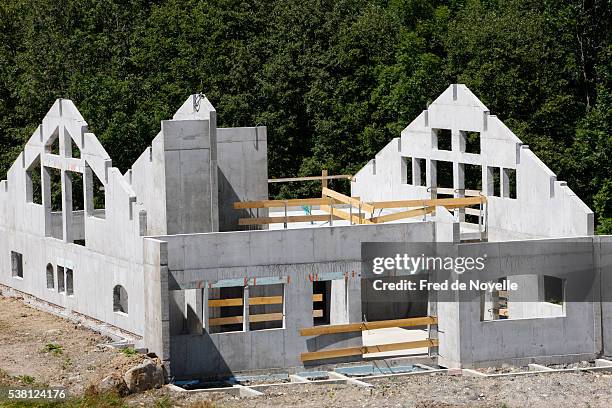 building site - house construction stock pictures, royalty-free photos & images