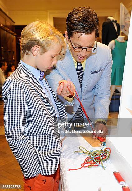 Jonah Bucatinsky and actor Dan Bucatinsky attend Brooks Brothers Mini Classic to Benefit St. Jude Children's Research Hospital at Brooks Brothers...