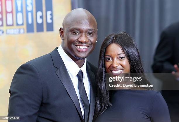 Professional boxer Antonio Tarver and Denise Tarver attend Spike TV's 'Guys Choice 2016' at Sony Pictures Studios on June 4, 2016 in Culver City,...