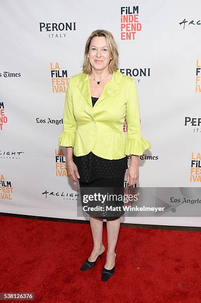 Foley artist Catherine Harper attends the premiere of "Actors of Sound" during the 2016 Los Angeles Film Festival at Arclight Cinemas Culver City on...