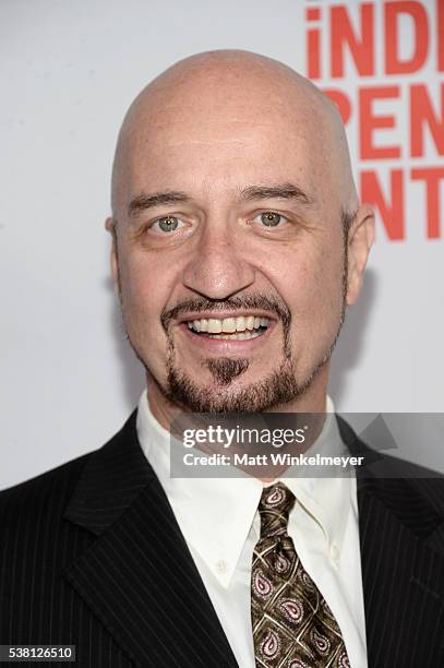 Foley artist Marko Costanzo attends the premiere of "Actors of Sound" during the 2016 Los Angeles Film Festival at Arclight Cinemas Culver City on...