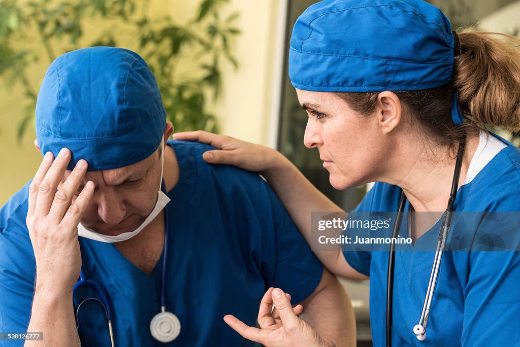 Sad Doc Sad Doctors High-Res Stock Photo - Getty Images