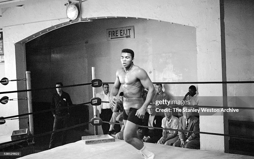 Cassius Clay Training