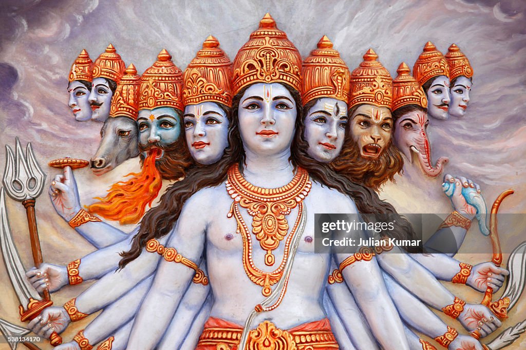 Vishwaroopa, the universal form revealed by Krishna in the Bhagavad Gita