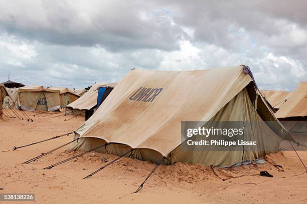 choucha refugee camp - campo de refugiados fotografías e imágenes de stock