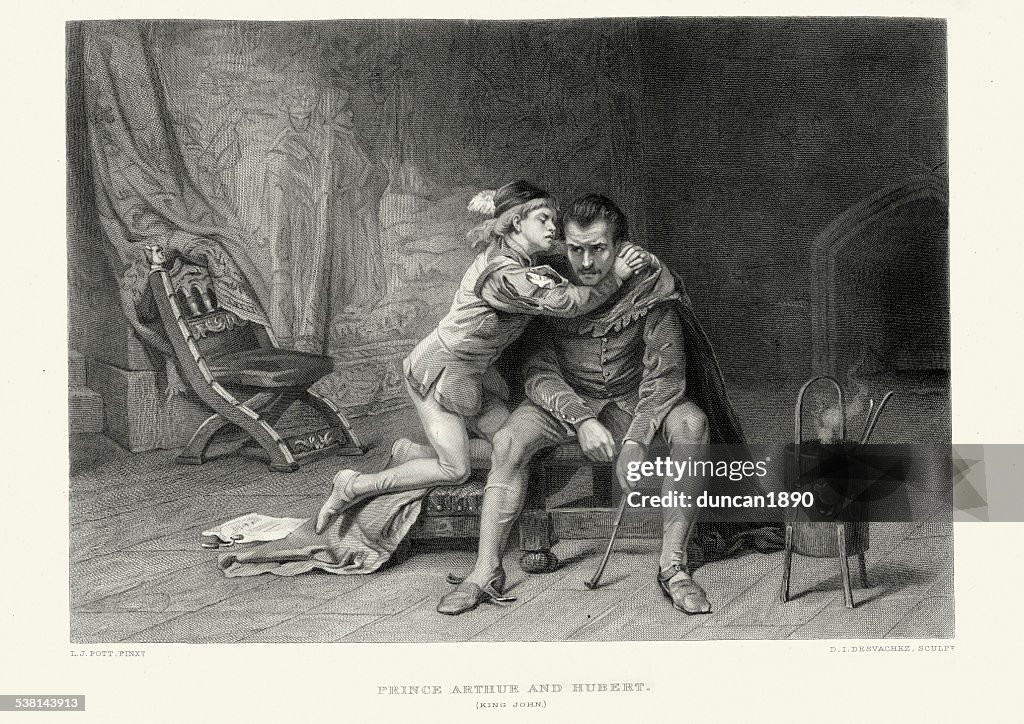 Works of William Shakespeare - Prince Arthur and Hubert