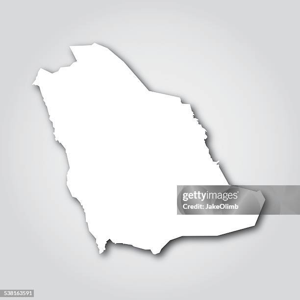 saudi arabia silhouette white - riyadh stock illustrations