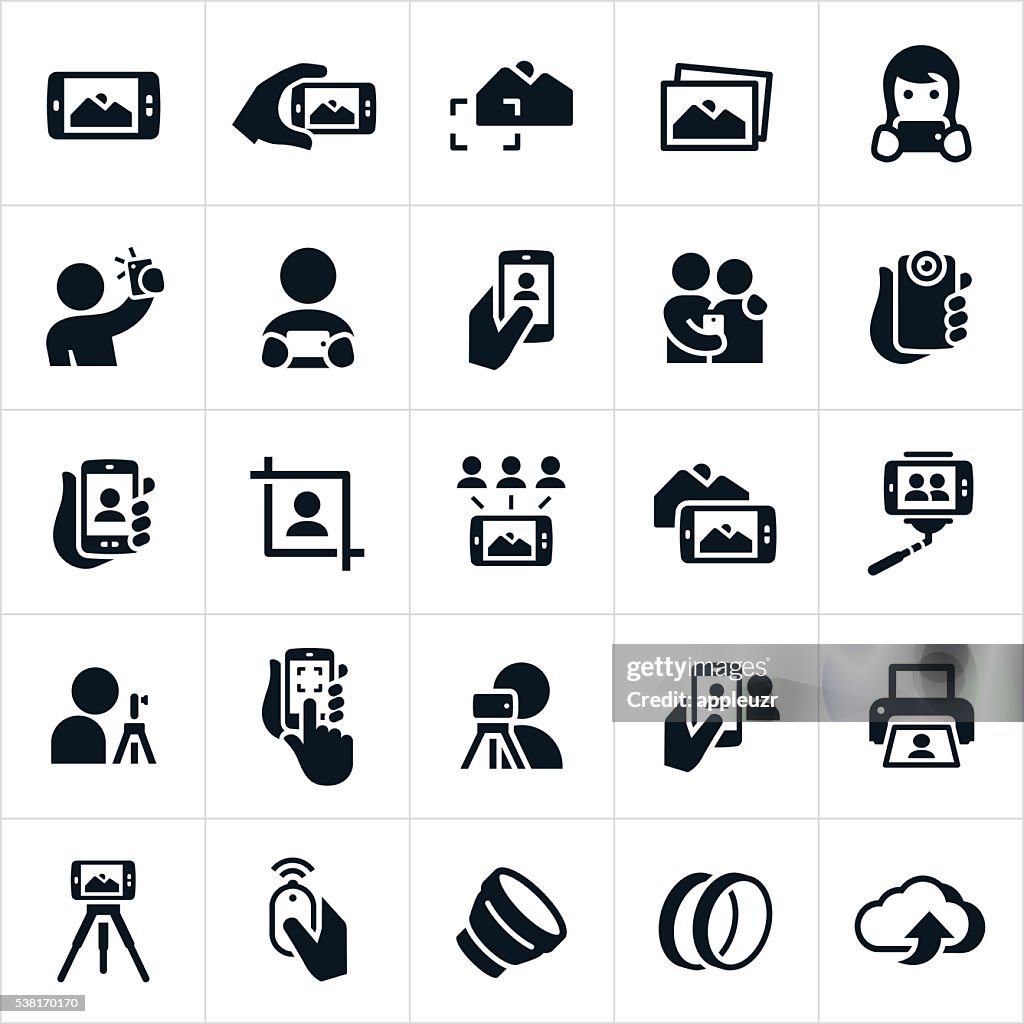 Mobile Fotografie Symbole