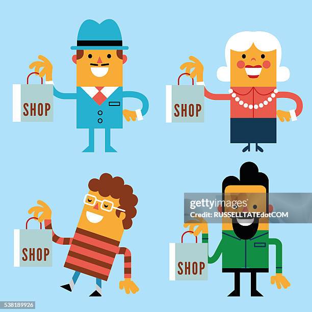 let's shop! - pelvic stock illustrations