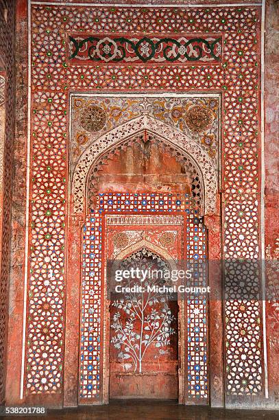 jama masjid mosque at fatehpur sikri. - fatehpur sikri stock-fotos und bilder