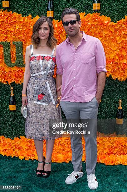 Actress Rose Byrne and Bobby Cannavale attends 9th Annual Veuve Clicquot Polo Classic at Liberty State Park on June 4, 2016 in Jersey City, New...