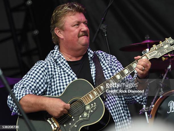 Singer/Songwriter Joe Diffie performs during Pepsi's Rock The South Festival - Day 2 at Heritage Park on June 4, 2016 in Cullman, Alabama.