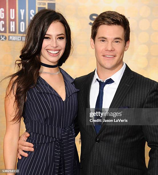 Actress Chloe Bridges and actor Adam DeVine attend Spike TV's Guys Choice 2016 at Sony Pictures Studios on June 4, 2016 in Culver City, California.