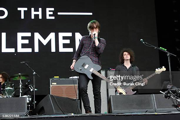 Van McCann and Benjamin Blakeway of Catfish and the Bottlemen perform live on day 2 of Governors Ball festival at Randall's Island on June 4, 2016 in...