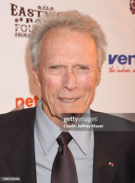 Actor/director Clint Eastwood attends the 2nd Annual Art for Animals fundraiser art event hosted by Alison Eastwood at De Re Gallery on June 4, 2016...