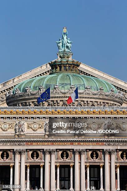 palais garnier. paris opera. - opéra garnier stock pictures, royalty-free photos & images