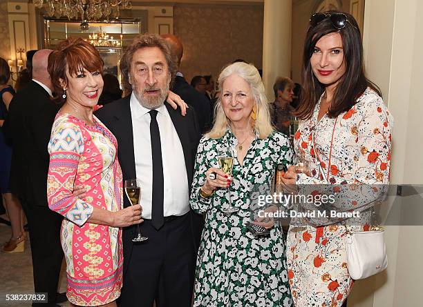 Kathy Lette, Howard Jacobson, Jenny De Yong and Ronni Ancona attend the The South Bank Sky Arts Awards, airing on Wednesday 8th June on Sky Arts, at...