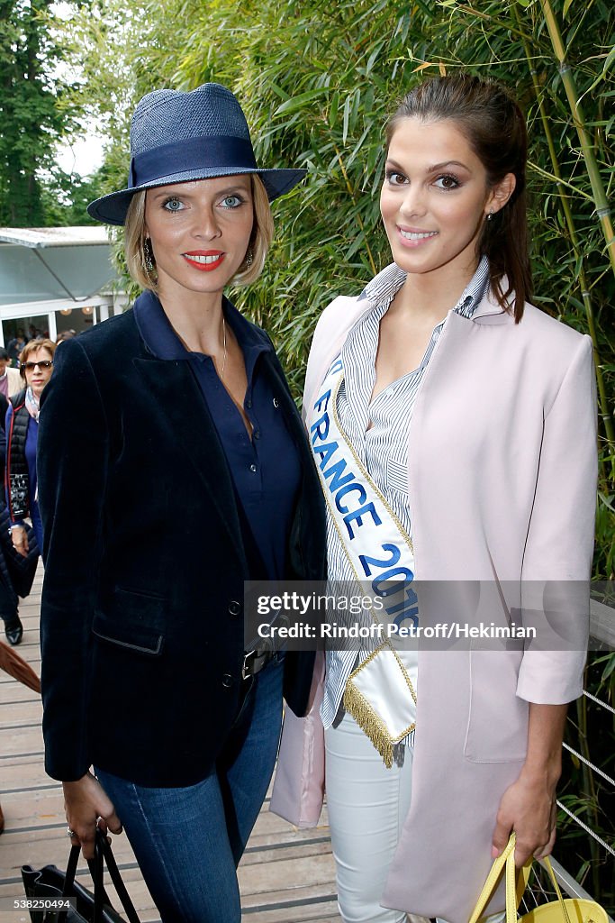 Celebrities at French Open 2016 - Day Fifteen