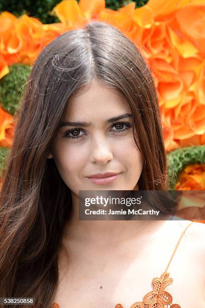 Paola Alberdi attends the Ninth Annual Veuve Clicquot Polo Classic at Liberty State Park on June 4, 2016 in Jersey City, New Jersey.