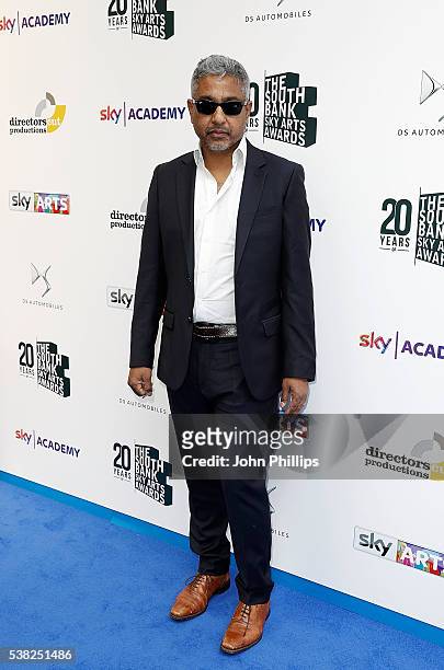 Neil Biswas arrives for the The South Bank Sky Arts Awards at The Savoy Hotel on June 5, 2016 in London, England.