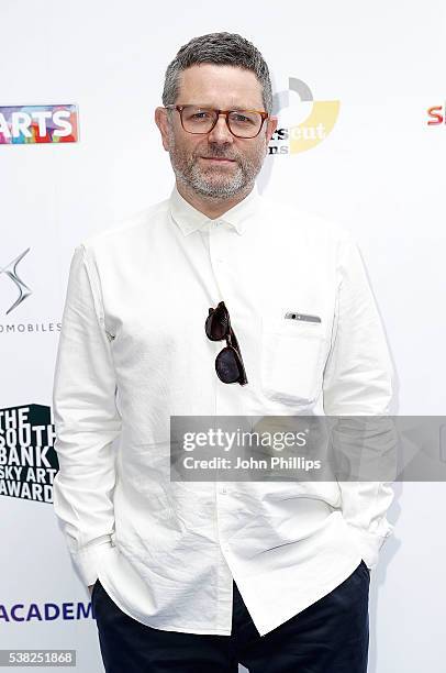 Matthew Dunster arrives for the The South Bank Sky Arts Awards at The Savoy Hotel on June 5, 2016 in London, England.