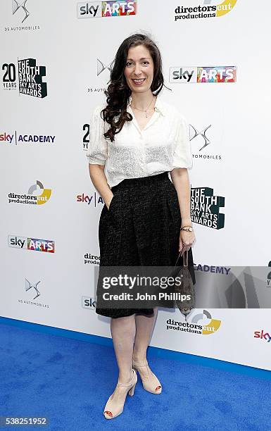 Anne Fleischle arrives for the The South Bank Sky Arts Awards at The Savoy Hotel on June 5, 2016 in London, England.