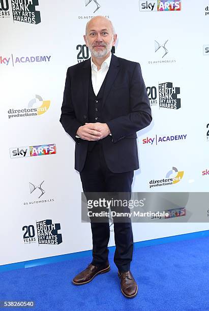 Vincent Franklin arrives for the The South Bank Awards at The Savoy Hotel on June 5, 2016 in London, England.