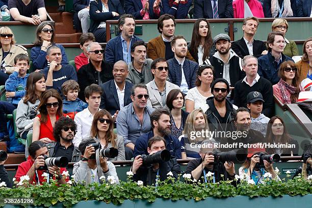 Actor Guillaume Gallienne, actor Yvan Attal, chef Cyril Lignac, actor Clive Owen, journalist Julien Arnaud, Elsa Zylberstein, actor Jean Dujardin,...