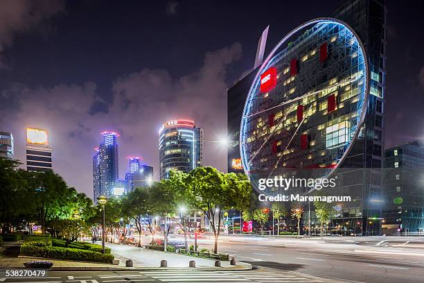 gangnam, view of tangent building - kangnamgu stock pictures, royalty-free photos & images