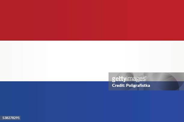 flagge der niederlande - netherlands stock-grafiken, -clipart, -cartoons und -symbole