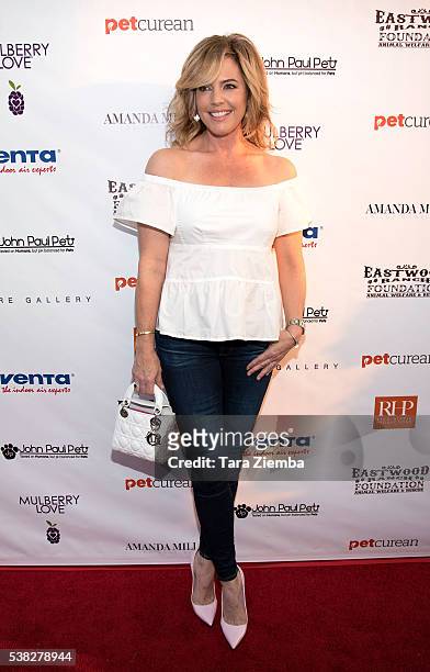 Actress Sandra Taylor attends the 2nd Annual Art for Animals Fundraiser Evening For Eastwood Ranch Foundation at De Re Gallery on June 4, 2016 in...