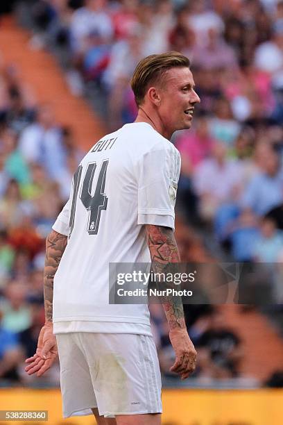 Jose Maria Gutierrez &quot;Guti&quot; of Real Madrid Legends in action during the Corazon Classic charity match between Real Madrid Legends and Ajax...