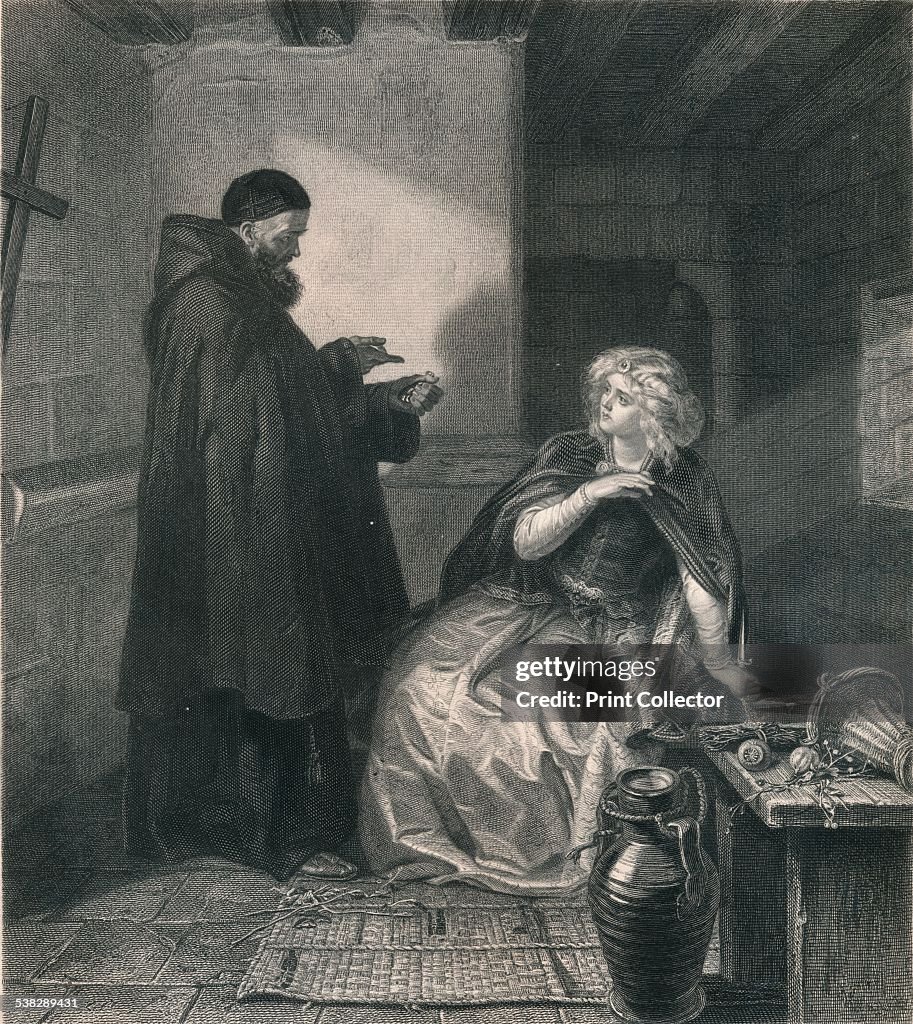 Juliet In The Cell Of Friar Lawrence, 1867.