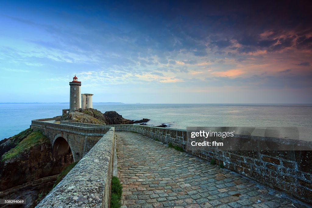 Lighthouse "Phare du Petit Minou" in France