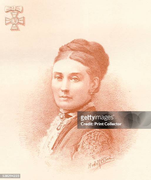 The Crown Princess of the German Empire and of Prussia ', 1884. Victoria, Princess Royal , eldest child of Queen Victoria of the United Kingdom and...