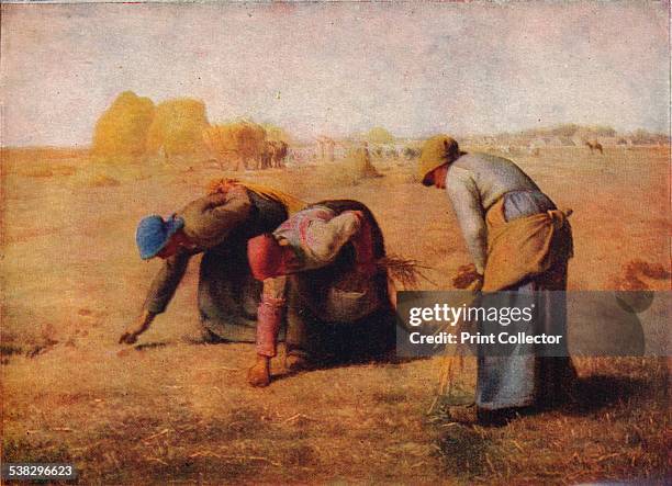 The Gleaners, 1857. Painting held at the Musée d'Orsay, Paris. From A History of Painting Volume VIII by Haldane MacFall [T. C. And E. C. Jack, Lodon...
