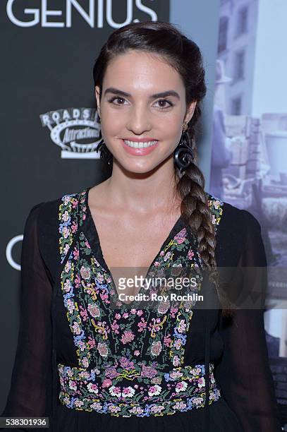 Elena Rusconi attends "Genius" New York premiere at Museum of Modern Art on June 5, 2016 in New York City.